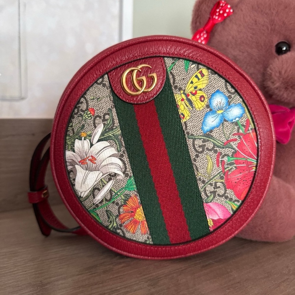 Gucci Ophidia Floral Backpackk